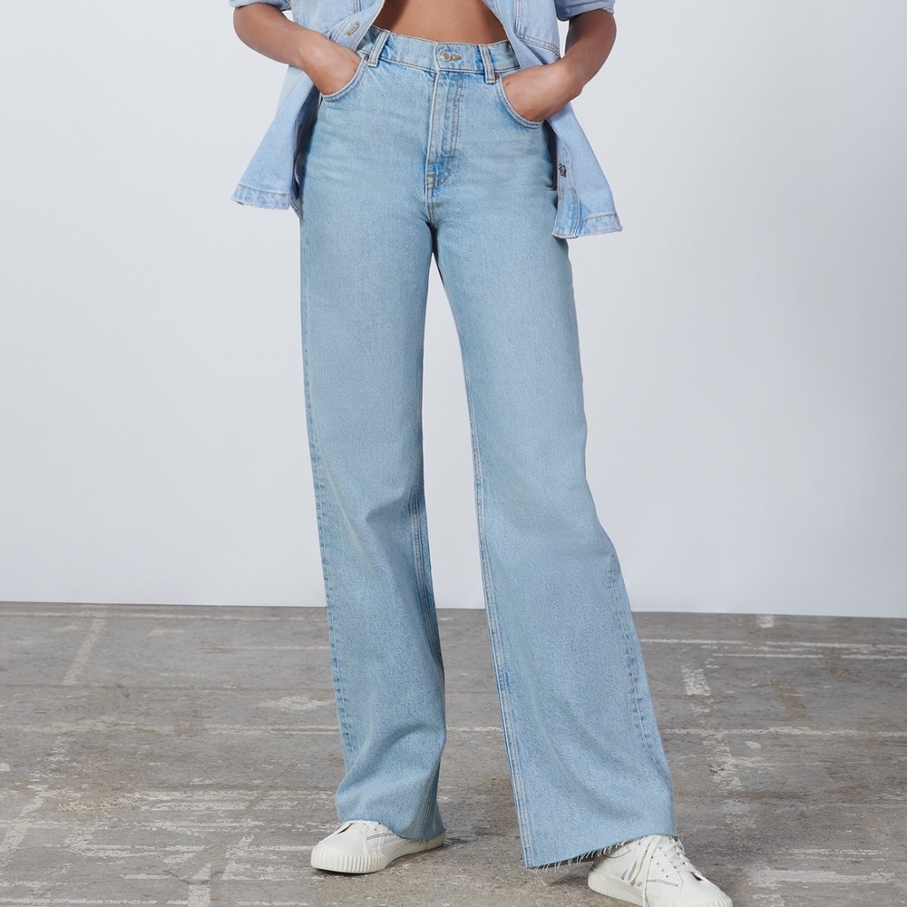 Zara wide leg jeans